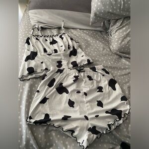 COW PRINT PJ SET - SHEIN